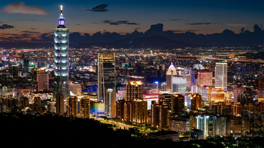 Taipei City at Night